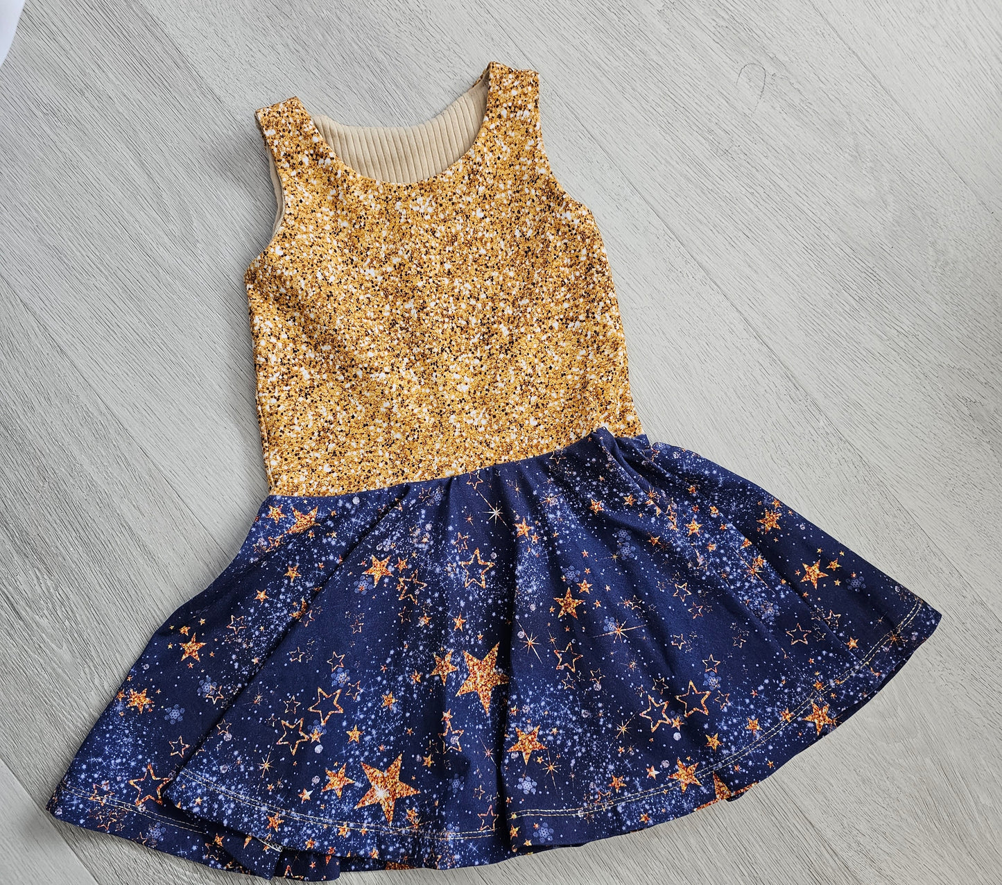 Twirl Dress - Shimmer in Navy